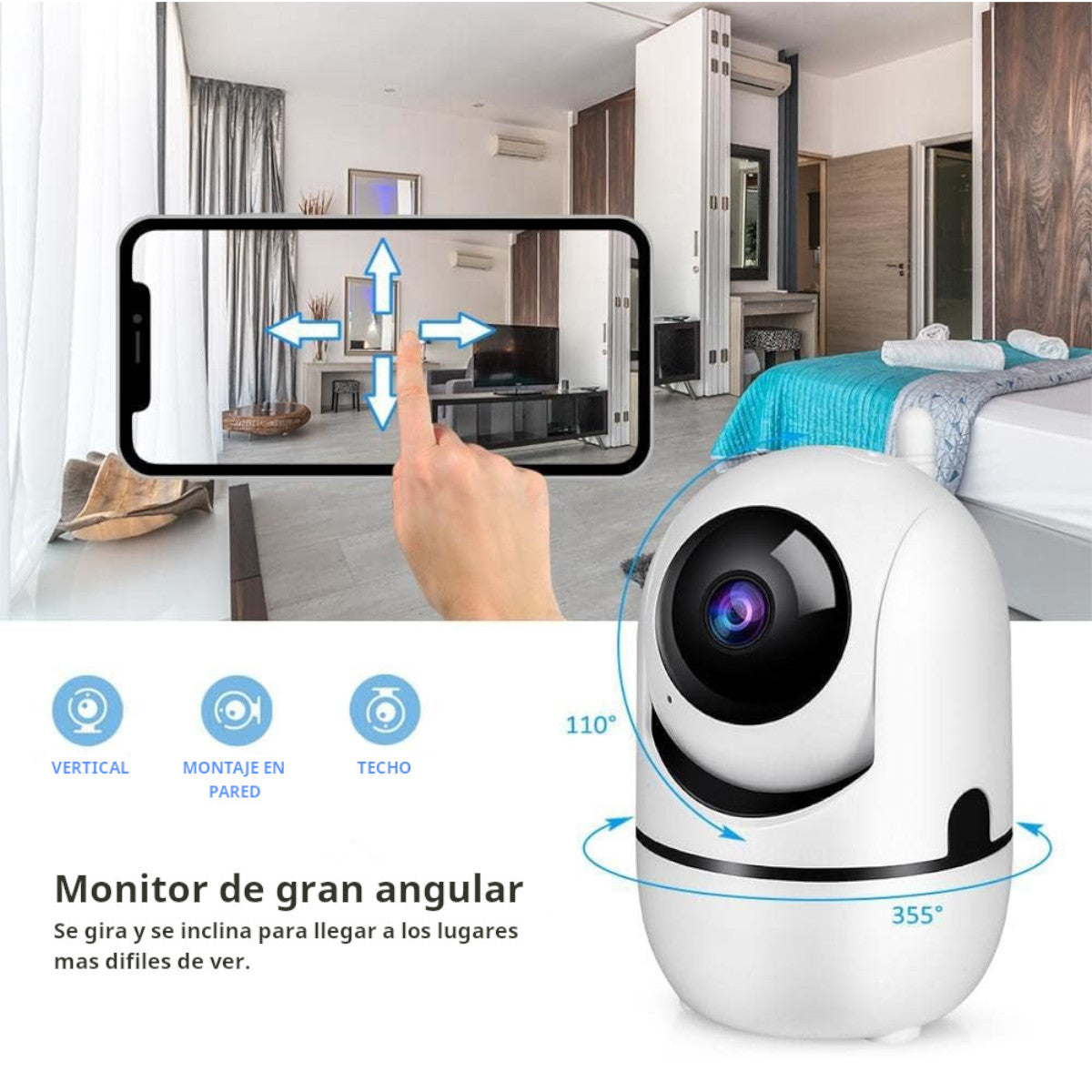 Cámara Robotica 360 2.4G wifi